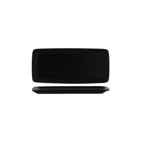 Bonna Notte Black Rectangular Platter 340x160x20mm (Box of 12)
