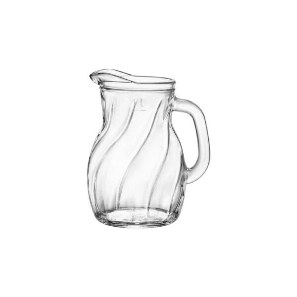 Bormioli Rocco Bistrot Twist Jug 1170ml Fill Line at 1000ml (Box of 6)