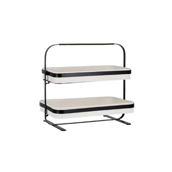 Chef Inox Coney Island Creme 2-Tier Display Stand 380x260x370mm (Box of 2)