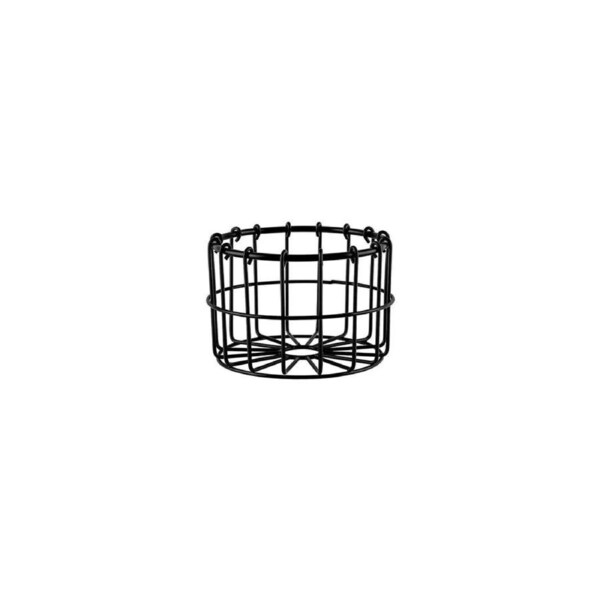 Chef Inox Coney Island Patina Round Wire Basket Black 130x90mm
