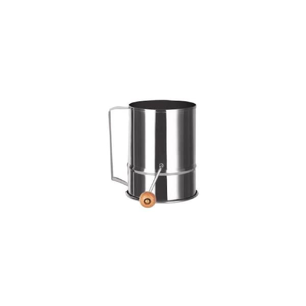 Chef Inox Flour Sifter 5 Cup Crank Handle 105x145mm