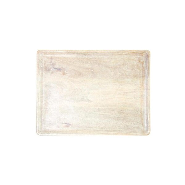 Chef Inox Mangowood Rectangular Serving Board White 360x180x15mm