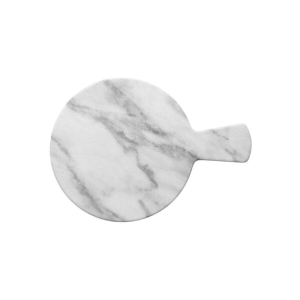 Chef Inox Marble Effect Round Platter with Handle 230mm