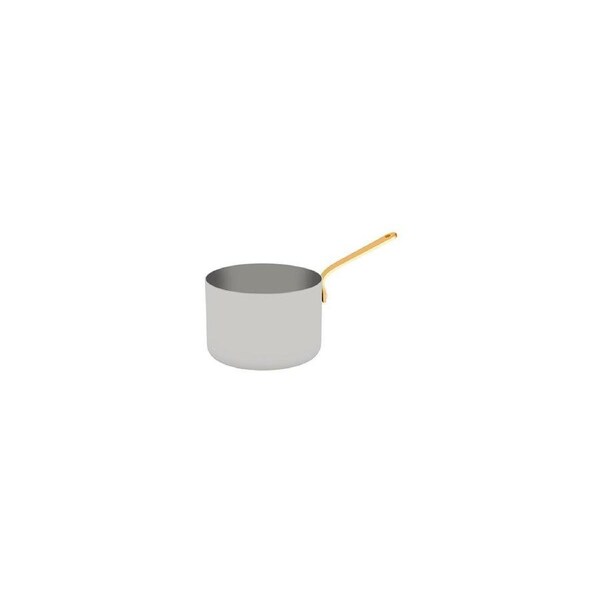Chef Inox Miniatures Saucepan Stainless Steel with Brass Handle 90x60mm