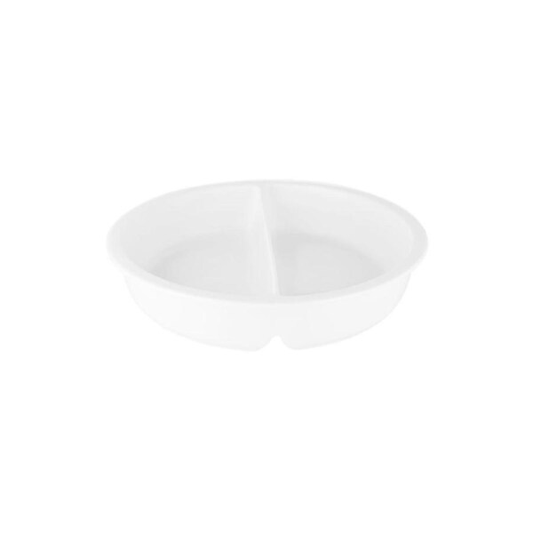 Chef Inox Porcelain Round Insert Pan Divided 337x65mm