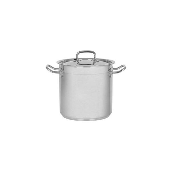 Chef Inox Professional Stockpot with Lid 200x200mm / 6.25Lt