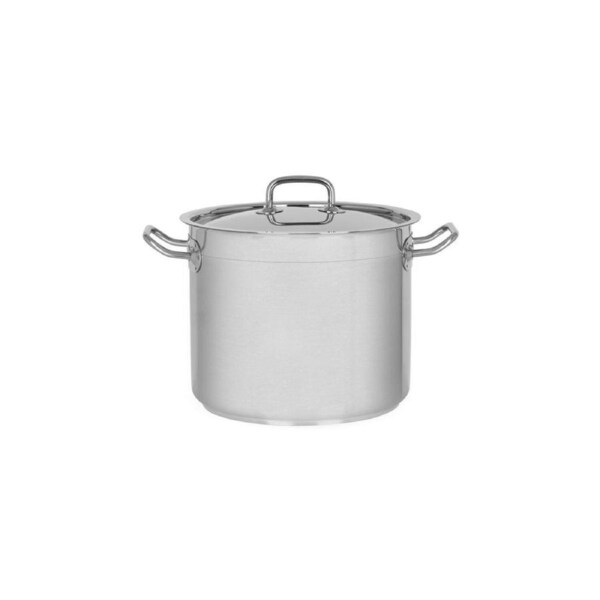 Chef Inox Professional Stockpot with Lid 240x200mm / 9.0Lt