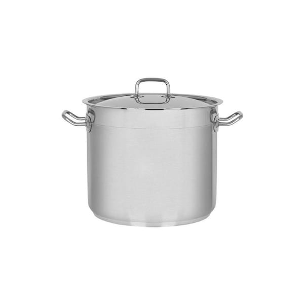 Chef Inox Professional Stockpot with Lid 280x240mm / 14.75Lt