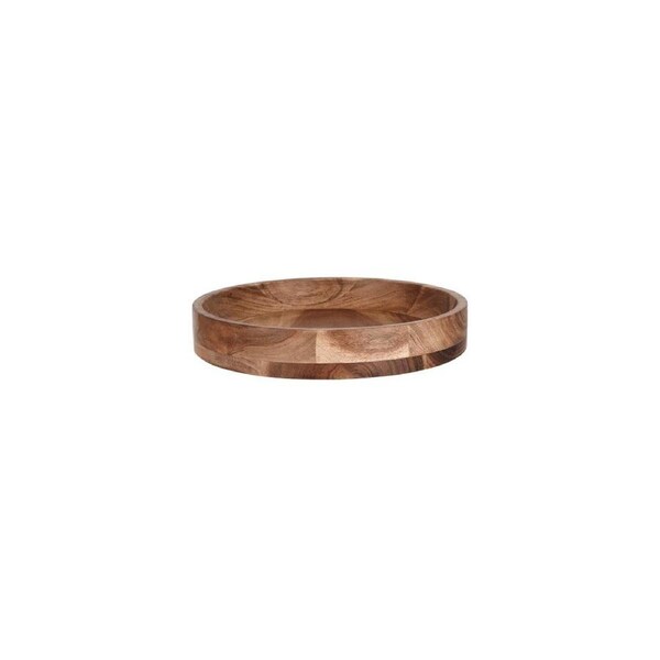 Chef Inox Serve Natural Acacia Round Display Platter 305x50mm (Box of 2)