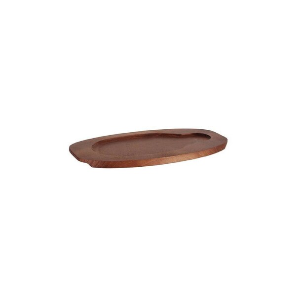 Chef Inox Wood Underliner for Steak Sizzler 338x185x18mm