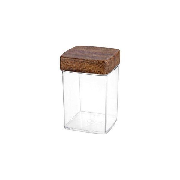 Evelin Square Canister with Lid 120x120x180mm