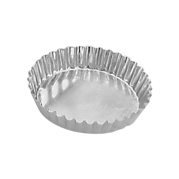 Guery Tart Mould Round Fluted Fixed Base 105x20mm