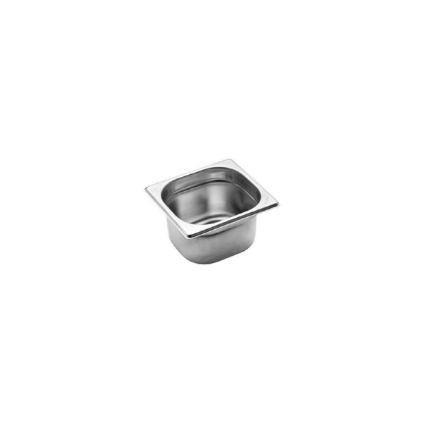 Inox Macel Maxipan Gastronorm 1/6 Size 176x162x100mm / 1.6Lt