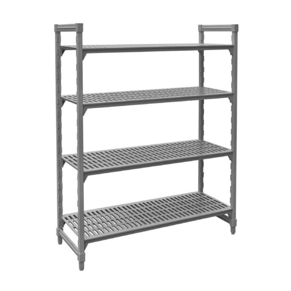 Jiwins Vented Shelf Complete Unit Grey Polypropylene / Iron 1825x610x1800mm