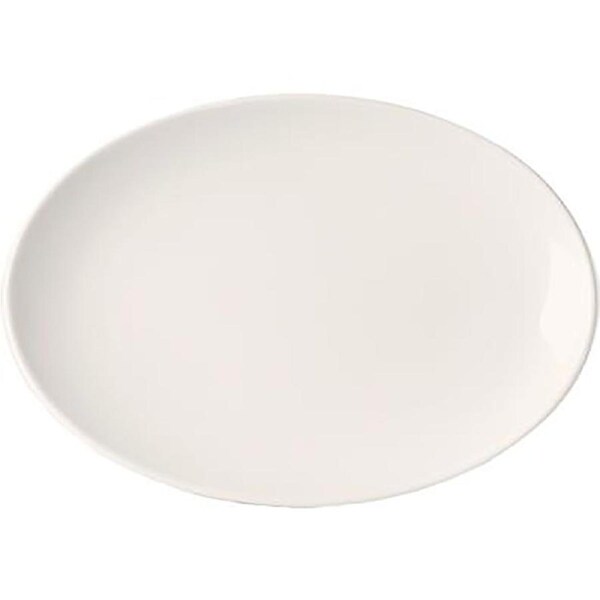 Royal Bone China Ascot Oval Coupe Plate 233x167mm (Box of 6)