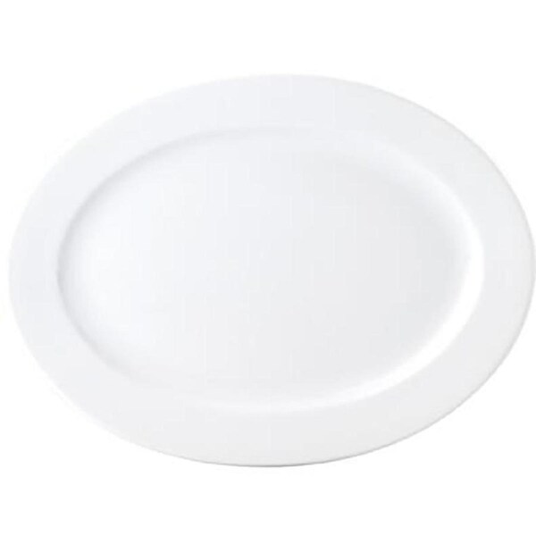 Royal Porcelain Chelsea Oval Platter Wide Rim 480x345mm (Box of 6)