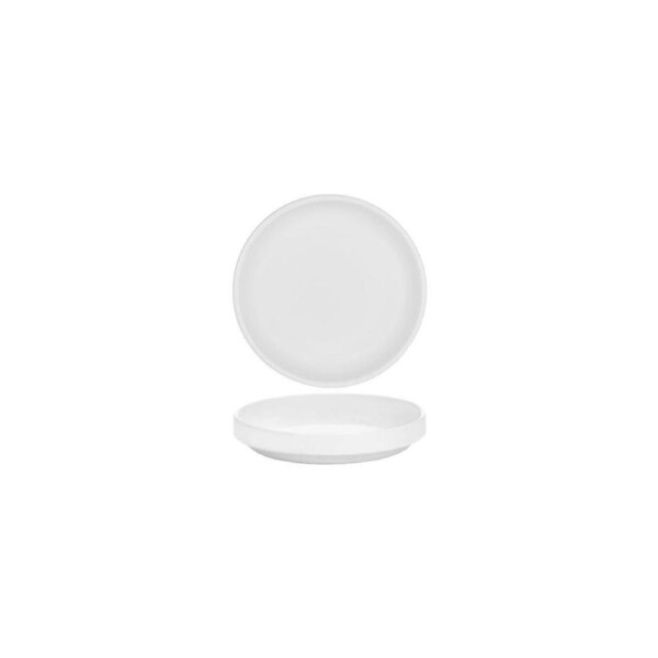 Serax Passe-Partout Matt White Round Low Plate 140mm (Box of 8)