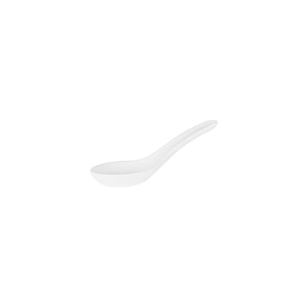 Superware Melamine White Chinese Spoon 135mm (Box of 12)
