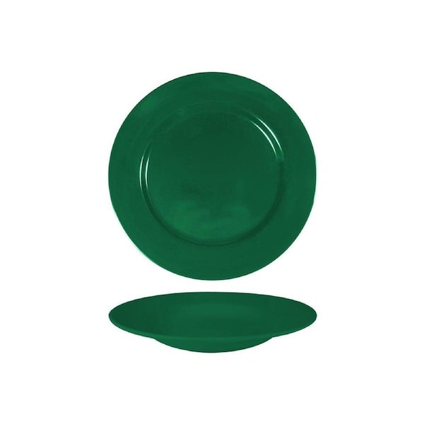 Superware Melamine Green Round Soup Plate 230x35mm (Box of 6)