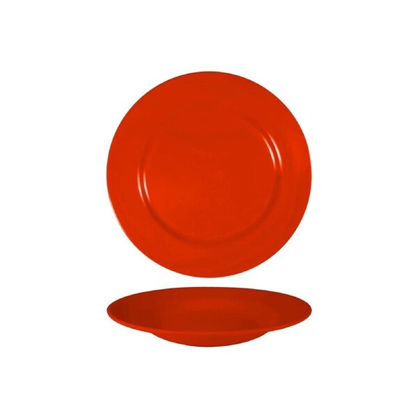 Superware Melamine Red Round Soup Plate 230x35mm (Box of 12)