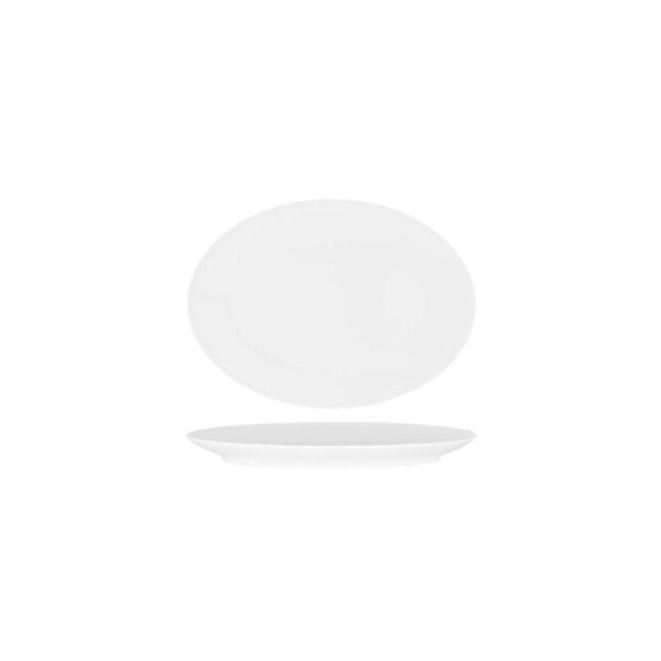 Superware Melamine White Oval Coupe Platter 200x140mm (Box of 12)