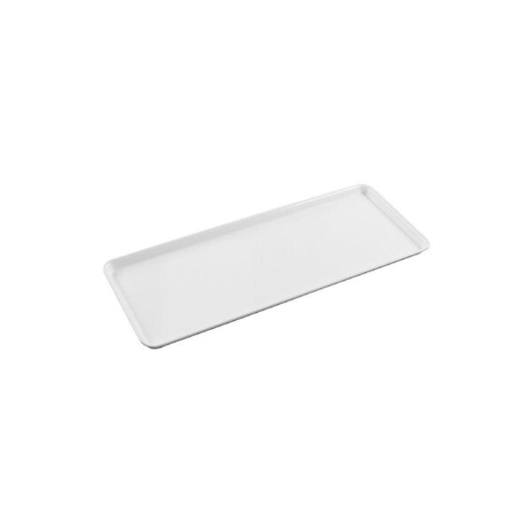 Superware Melamine White Rectangular Platter 385x150mm