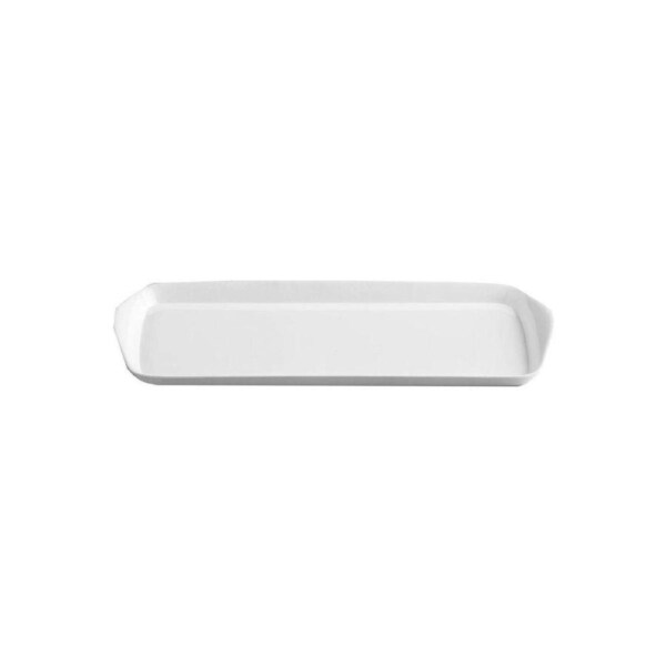Superware Melamine White Rectangular Tray with 2 Handles 370x150mm