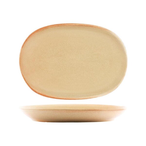 Tablekraft Artistica Flame Oval Serving Platter 305x210mm