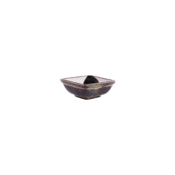 Tablekraft Artistica Reactive Brown Square Sauce Dish 80mm (Box of 6)