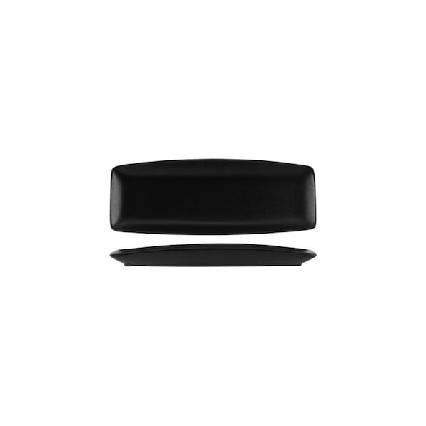 Tablekraft Black Rectangular Plate 262mm (Box of 6)
