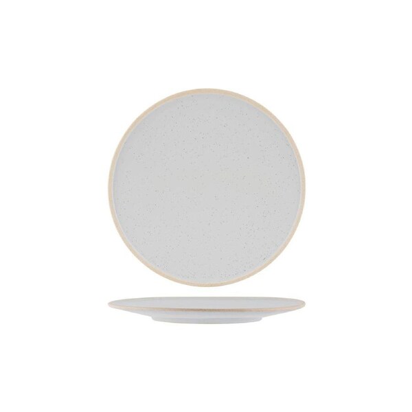 Tablekraft Soho Limestone Round Plate 257mm (Box of 4)