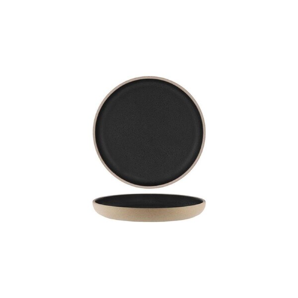 Tablekraft Soho Speckle Black Round Deep Coupe Plate 235mm (Box of 6)