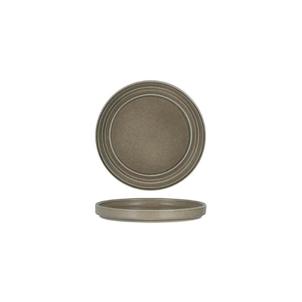 Tablekraft Urban Loft Frost Grey Round Plate 180mm (Box of 6)
