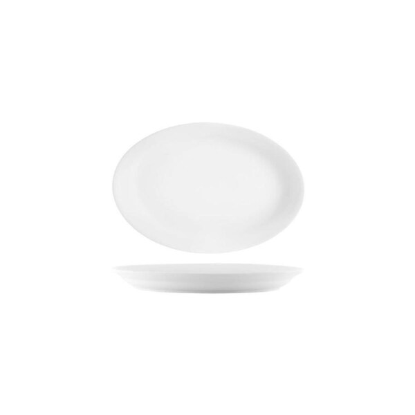 Tablekraft Vitroceram Oval Platter 240x170mm (Box of 24)