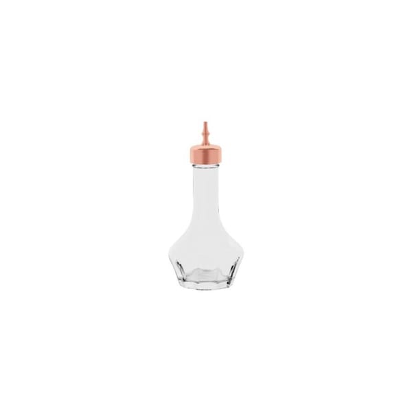Zanzi Bitter Bottle 50ml Glass with Rose Gold Lid