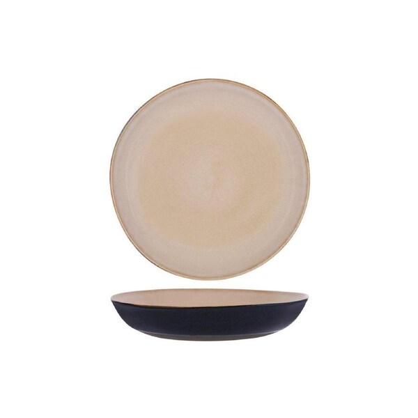 Serax Terres De Reves Misty Grey Blue Grey Interior Round Pasta Plate 235mm