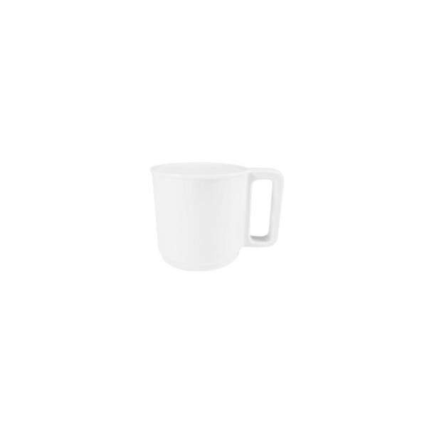 Superware Melamine White Coffe Mug Stackable 350ml (Box of 12)