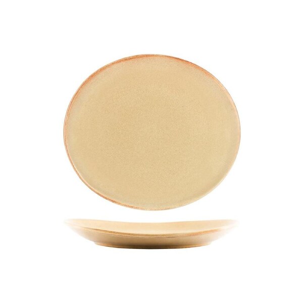 Tablekraft Artistica Flame Oval Plate 250x220mm (Box of 4)