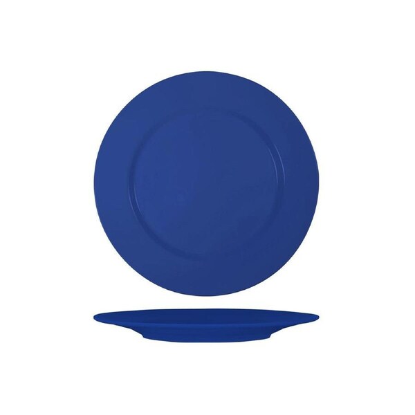 Superware Melamine Blue Round Plate with Flat Rim 230mm (Box of 12)
