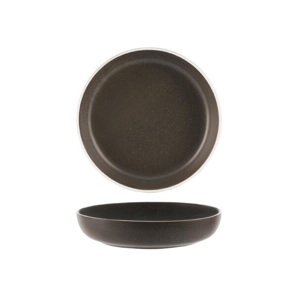 Tablekraft Urban Dark Grey Round Flared Bowl 210mm (Box of 6)