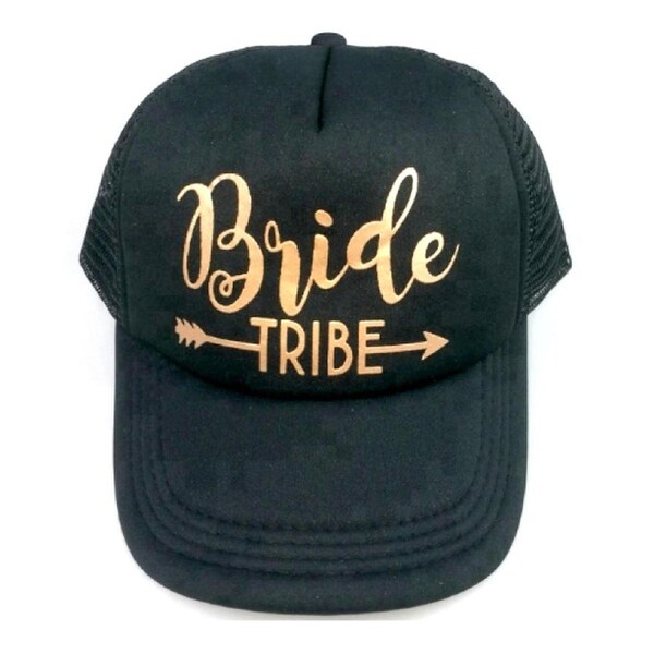 Black Bride TRIBE with Arrow Snapback Mesh Baseball Cap
