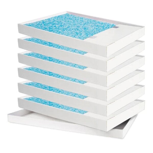 PetSafe ScoopFree Premium Blue Crystal Replacement Litter Tray 6 Pack
