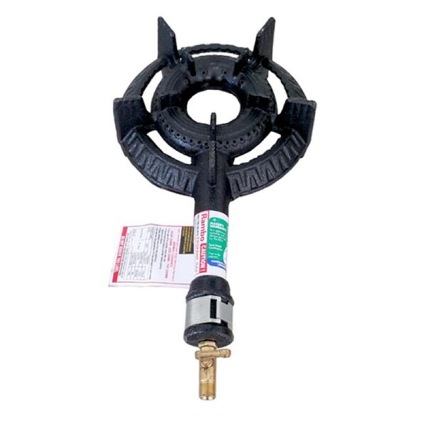 Auscrown Single Ring LPG Gas Burner with Hose & Regulator