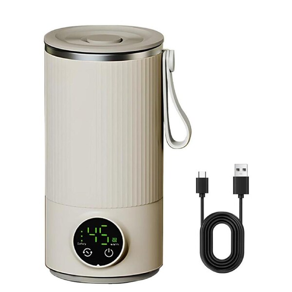 Nevenka Electric Heated Coffee Mug Rechargeable Smart Temperature Control for Travel