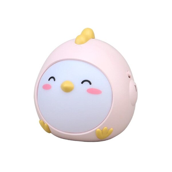 Lullaby Threads FRANGO Pink Chicken Night Light – Dimmable, USB Rechargeable, Tri-CCT