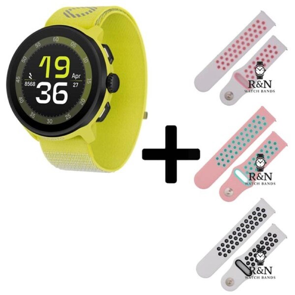Suunto RUN GPS Watch (Coral) + R&N Strap Edition