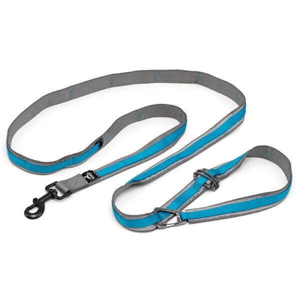Kurgo Quantum 6-in-1 Dog Leash Version 2.0 in Blue