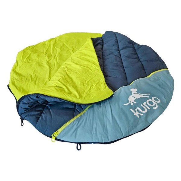 Kurgo Pup Sack 102cm Dog Sleeping Bag in Blue/Yellow