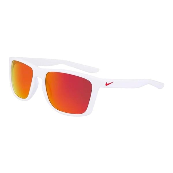 Nike Fortune FD1805 Men’s Sunglasses White Frame Red Mirror 57mm