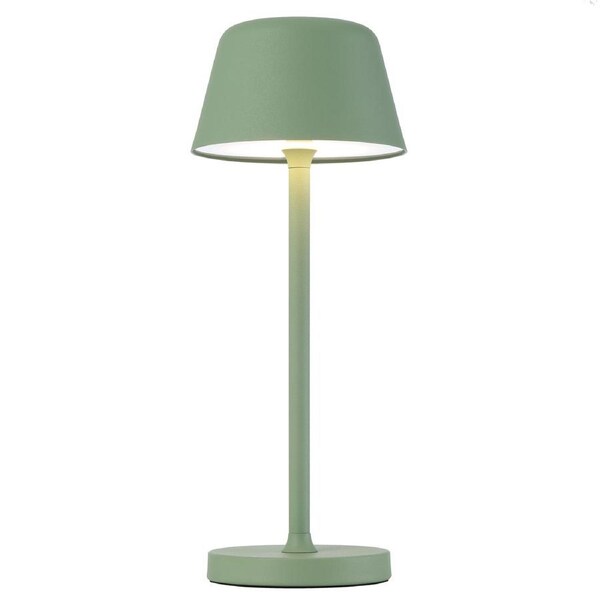 Geneva TFS Eco Green Sand Rechargeable Table Lamp for Portable Ambient Light